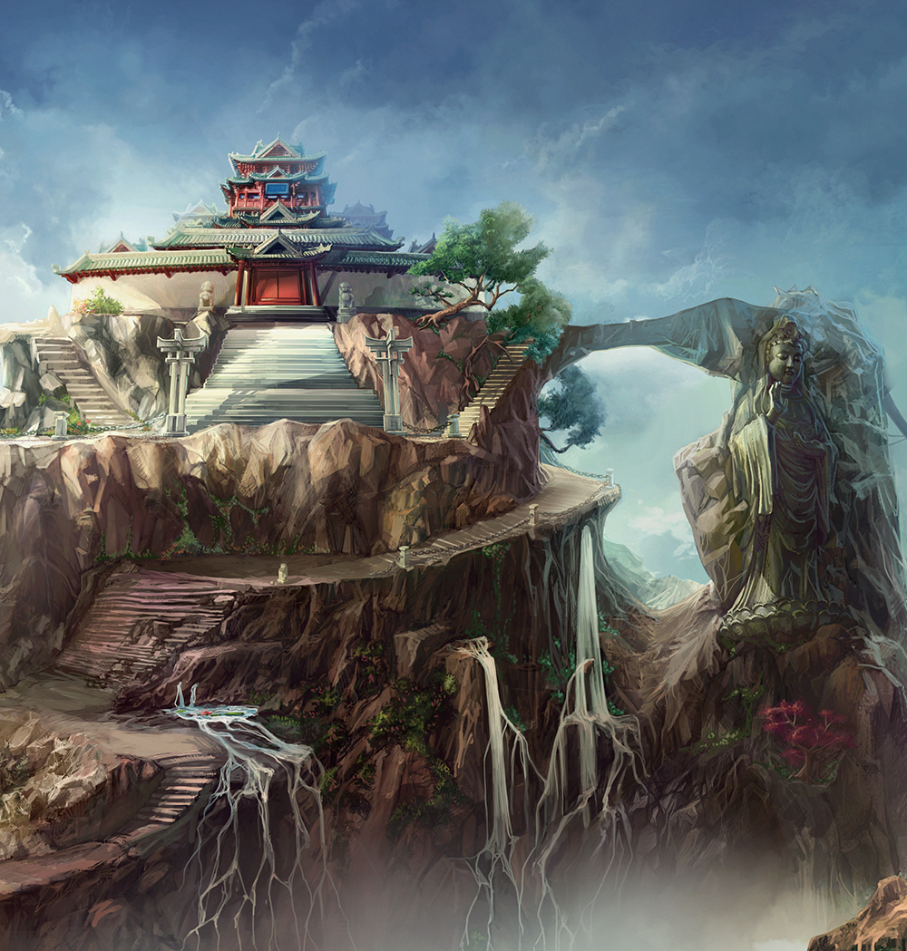 场景和人物(写实)_原画外包_美术盒子